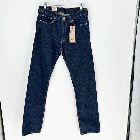 Levi’s 513 slim straight below the waist slim through thigh dark wash 32x35Tall - Picture 1 of 7